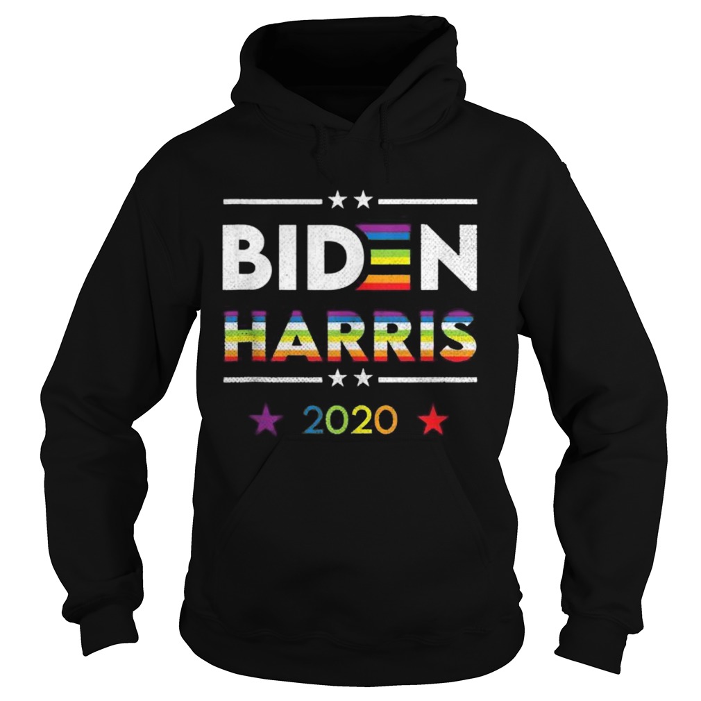 Joe Biden Kamala Harris 2020 Rainbow Gay Pride LGBT Election Hoodie