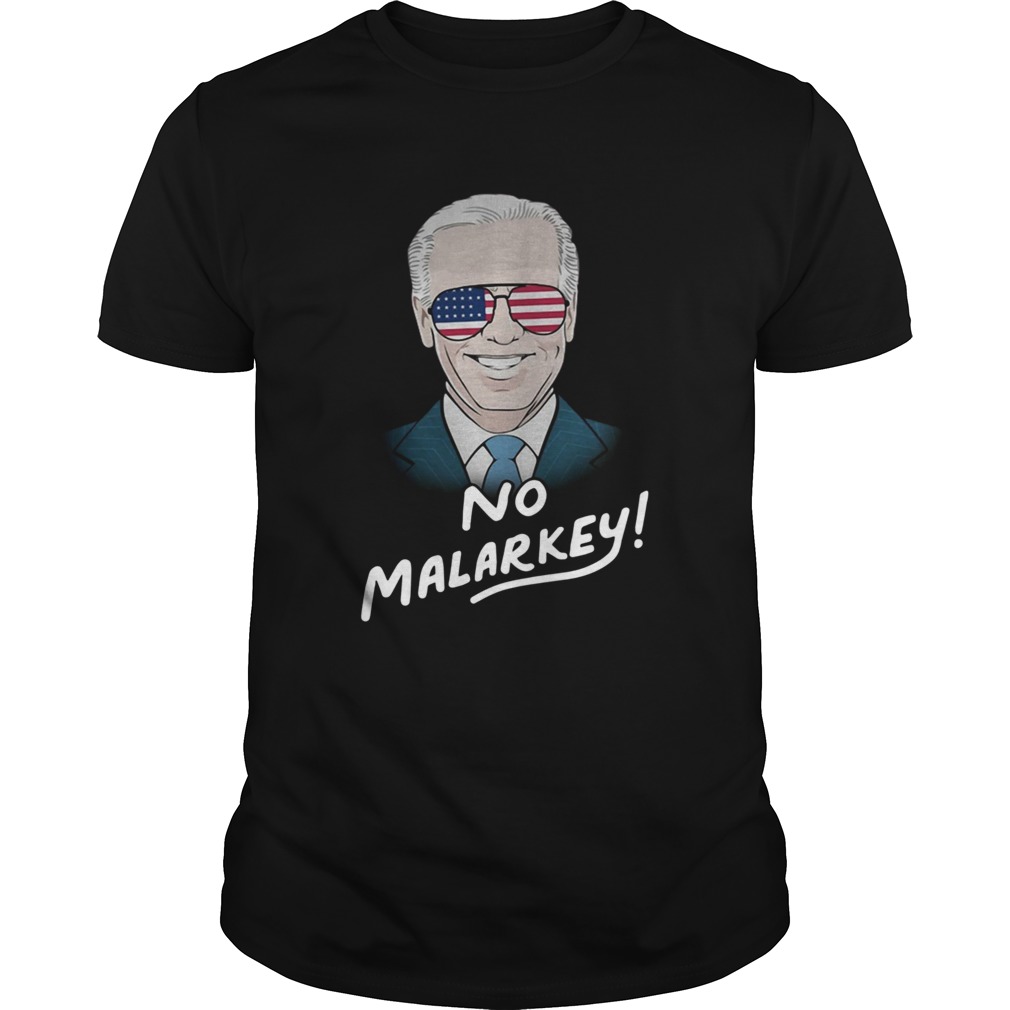 Joe Biden No Malarkey American Flag shirt