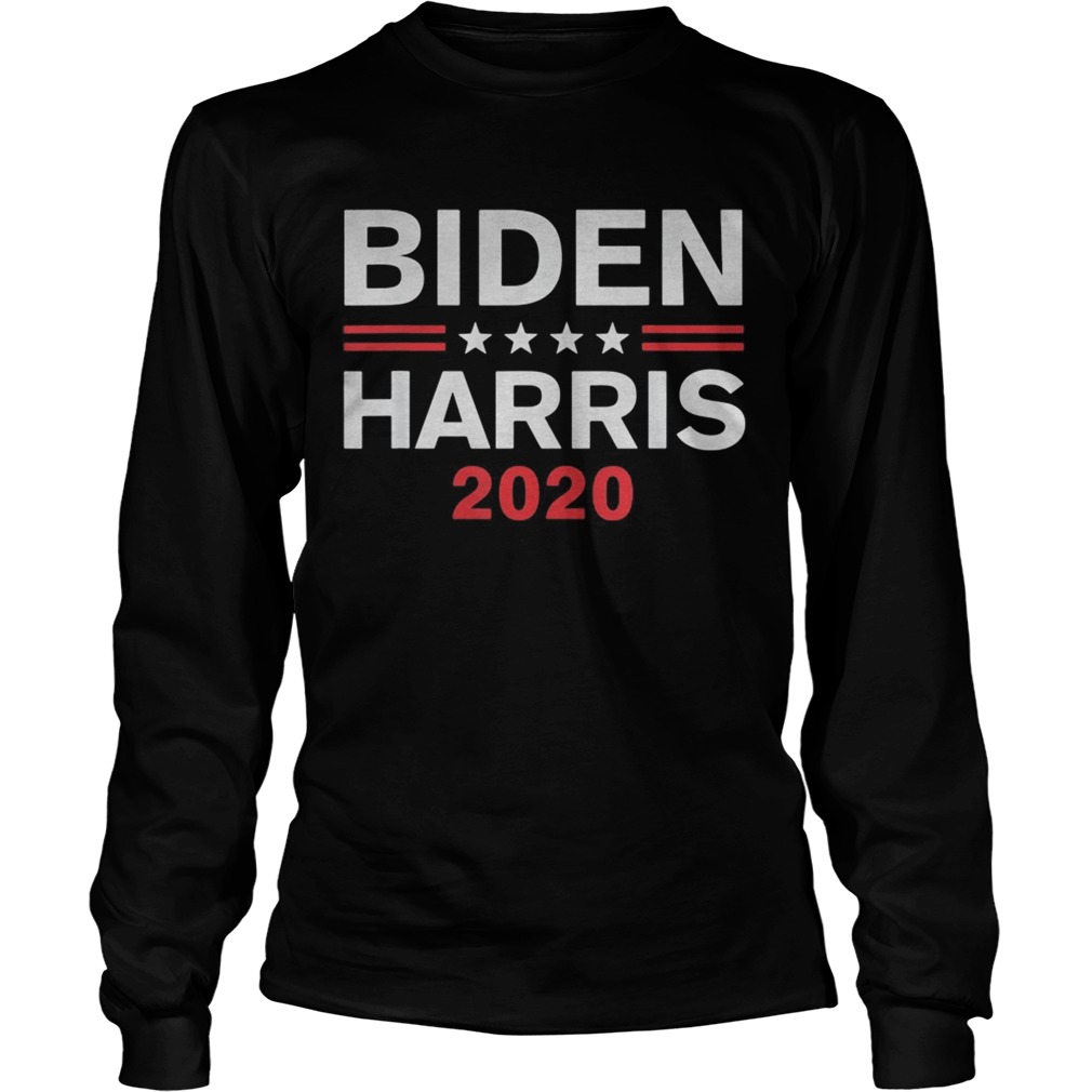 Joe biden kamala harris 2020 lines star  Long Sleeve