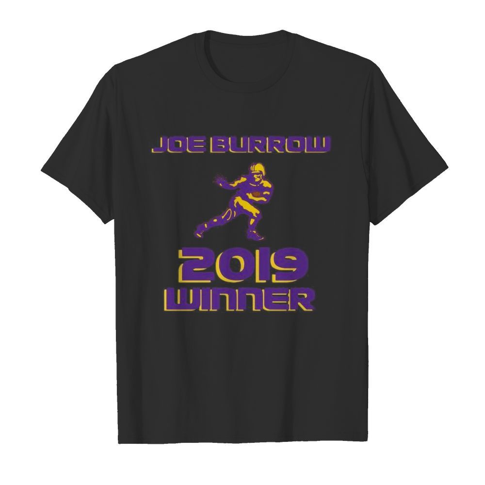 Joe burrow 2019 winner lsu tigers football shirt