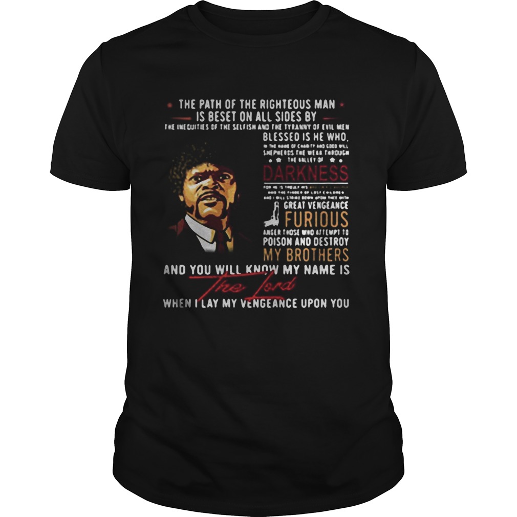 John lewis the path of the righteous man is beset on all sides by shirt