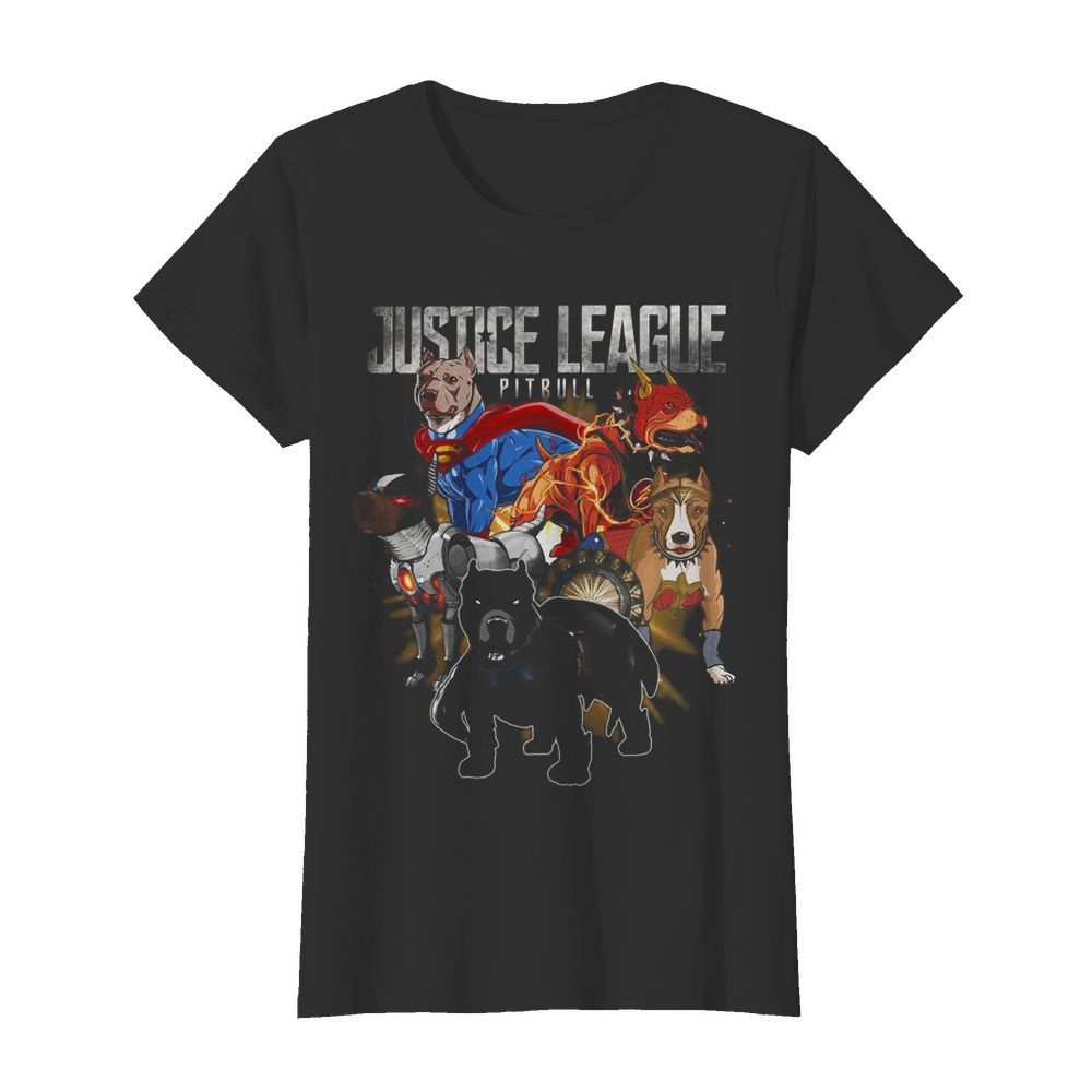 Justice League Pitbull Superhero  Classic Women's T-shirt