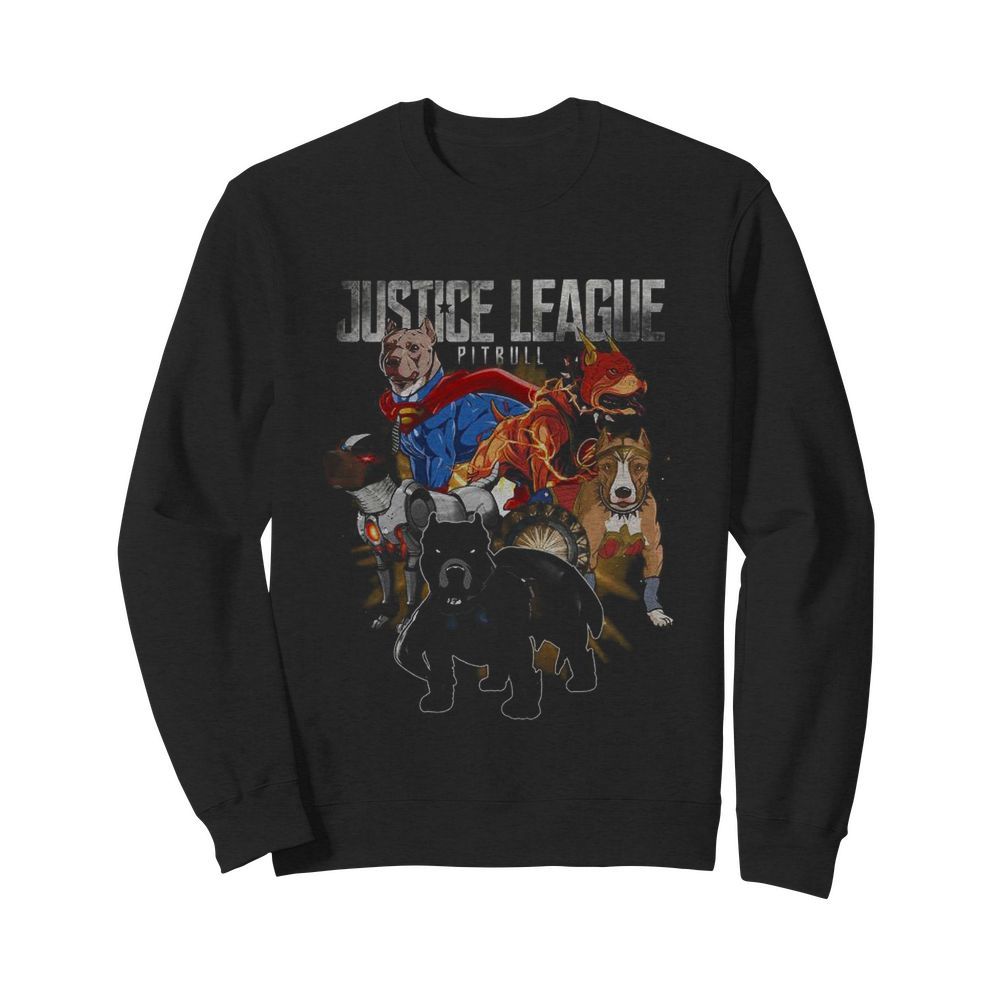 Justice League Pitbull Superhero  Unisex Sweatshirt