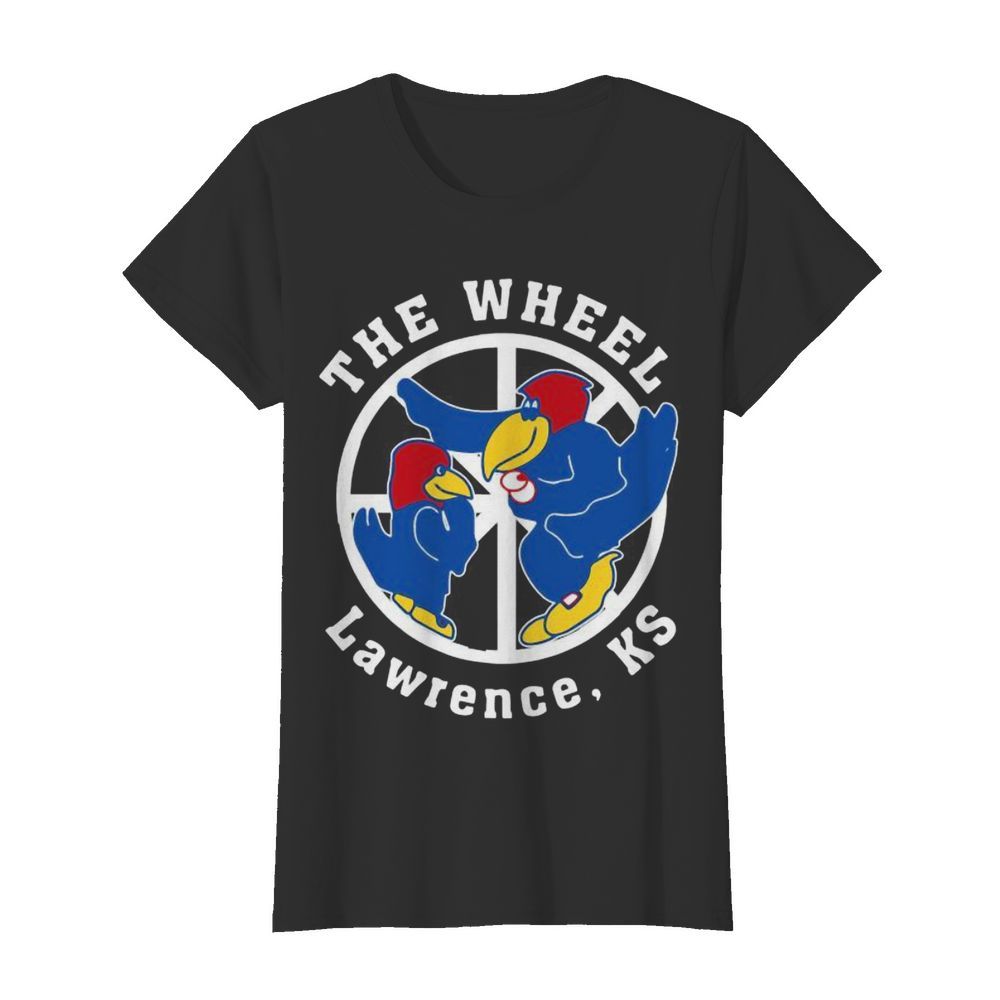 Kansas jayhawks the wheel lawrence ks  Classic Women's T-shirt