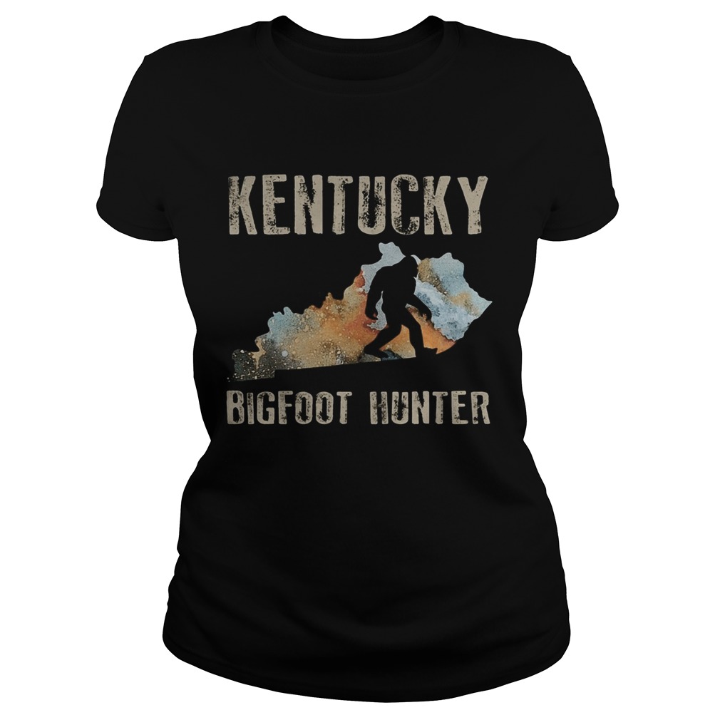 Kentucky bigfoot hunter sunset  Classic Ladies