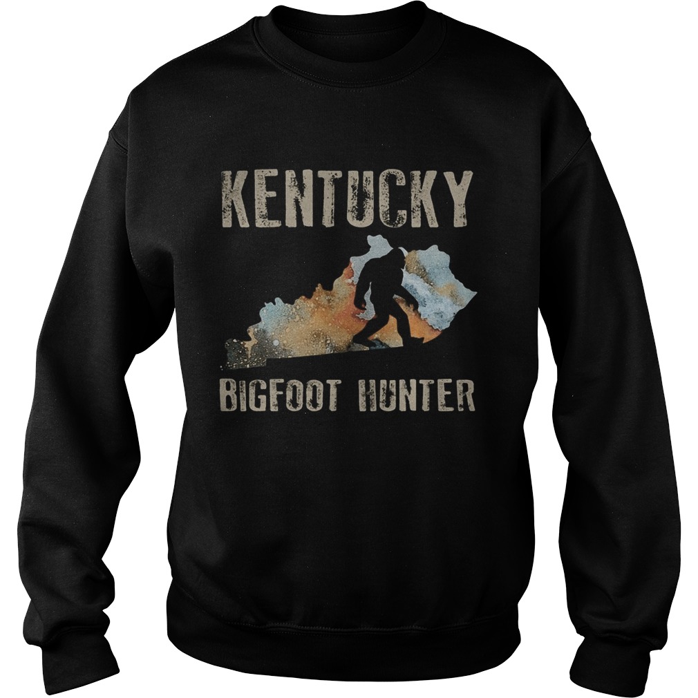 Kentucky bigfoot hunter sunset  Sweatshirt