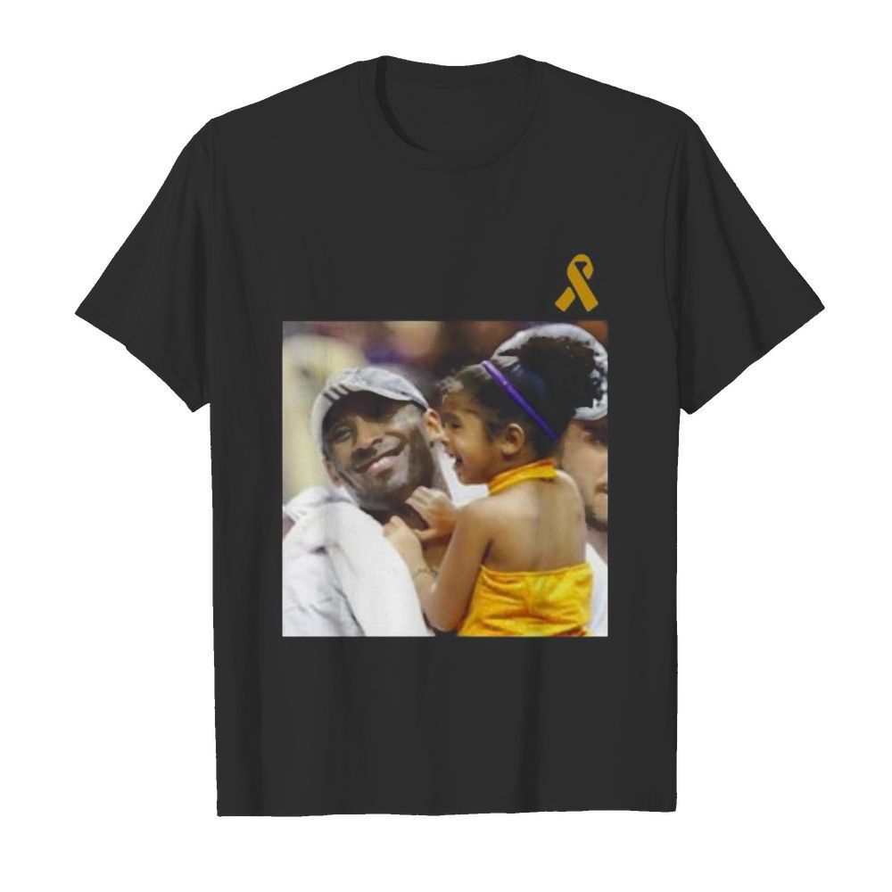 Kobe bryant and daughter mamba shirt