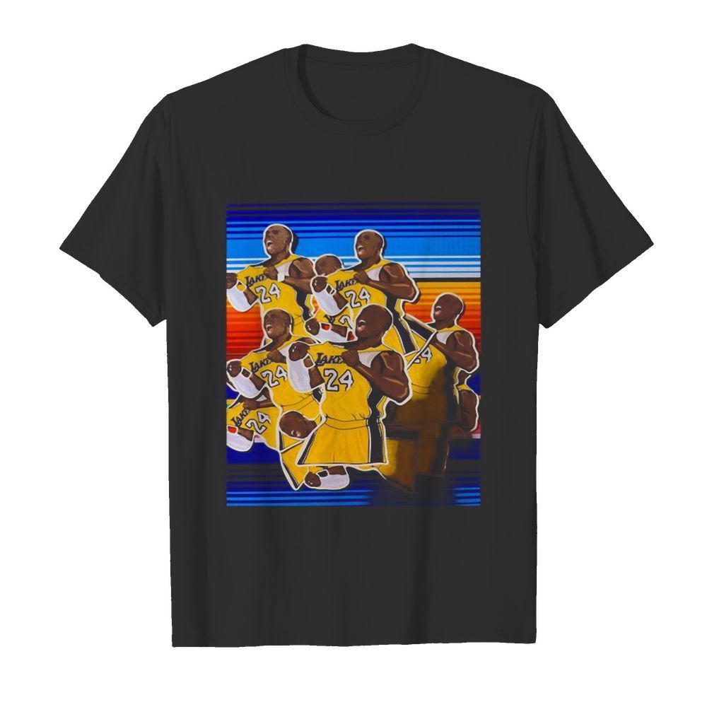 Kobe bryant los angeles lakers basketball vintage retro shirt