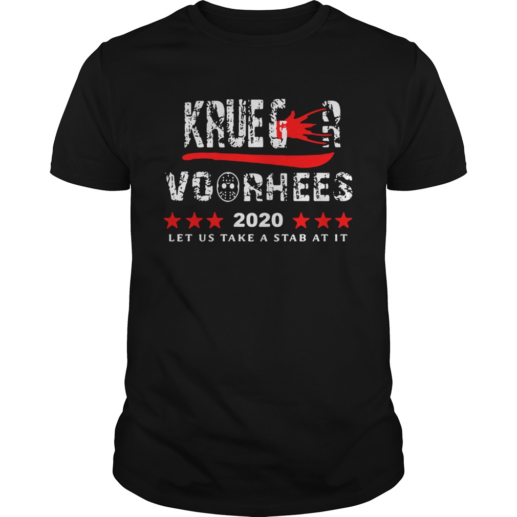 Krueger Voorhees 2020 Let Us Take A Stab At It shirt