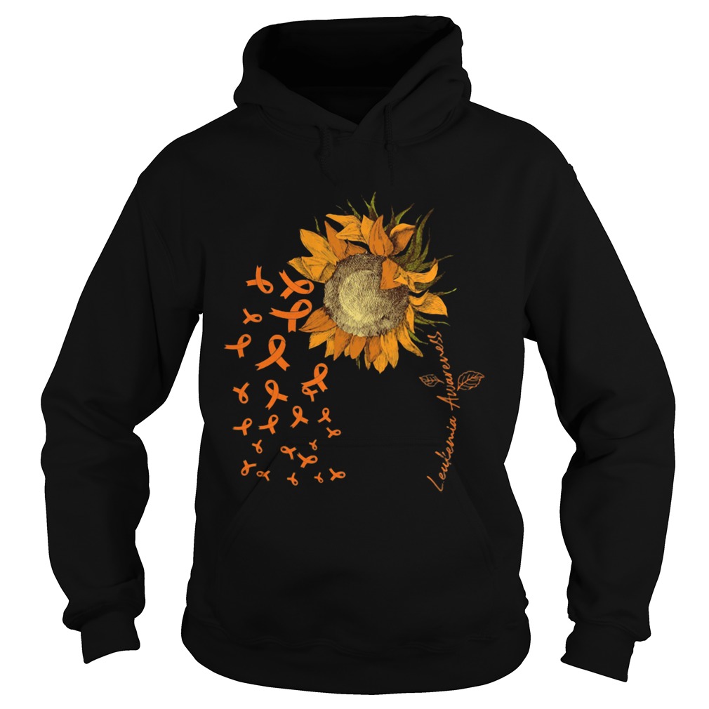 LEUKEMIA AWARENESS SUNFLOWER RIBBON  Hoodie