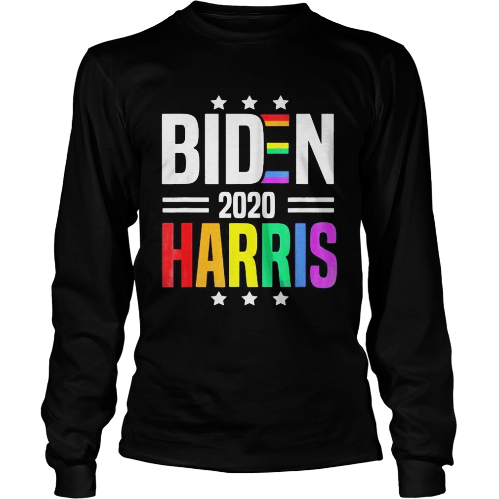 LGBT biden 2020 harris  Long Sleeve