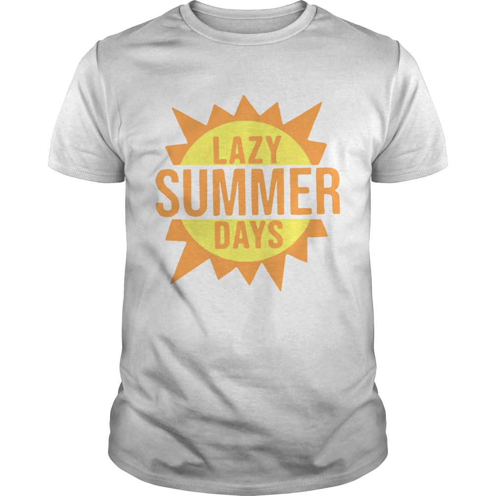 Lazy Summer Days Mens Ringer shirt