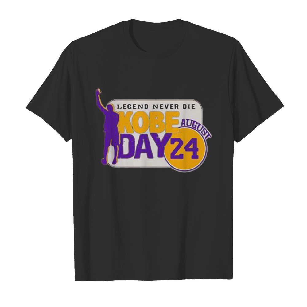 Legend never die kobe bryant day august 24 s Tank topLegend never die kobe bryant day august 24 shirt