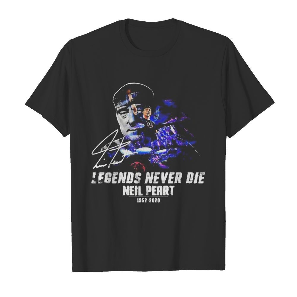 Legends never die neil peart 1952 2020 signature  Classic Men's T-shirt