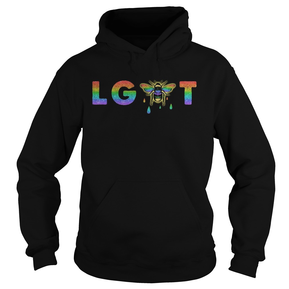 Lgbt gay rainbow bee  Hoodie