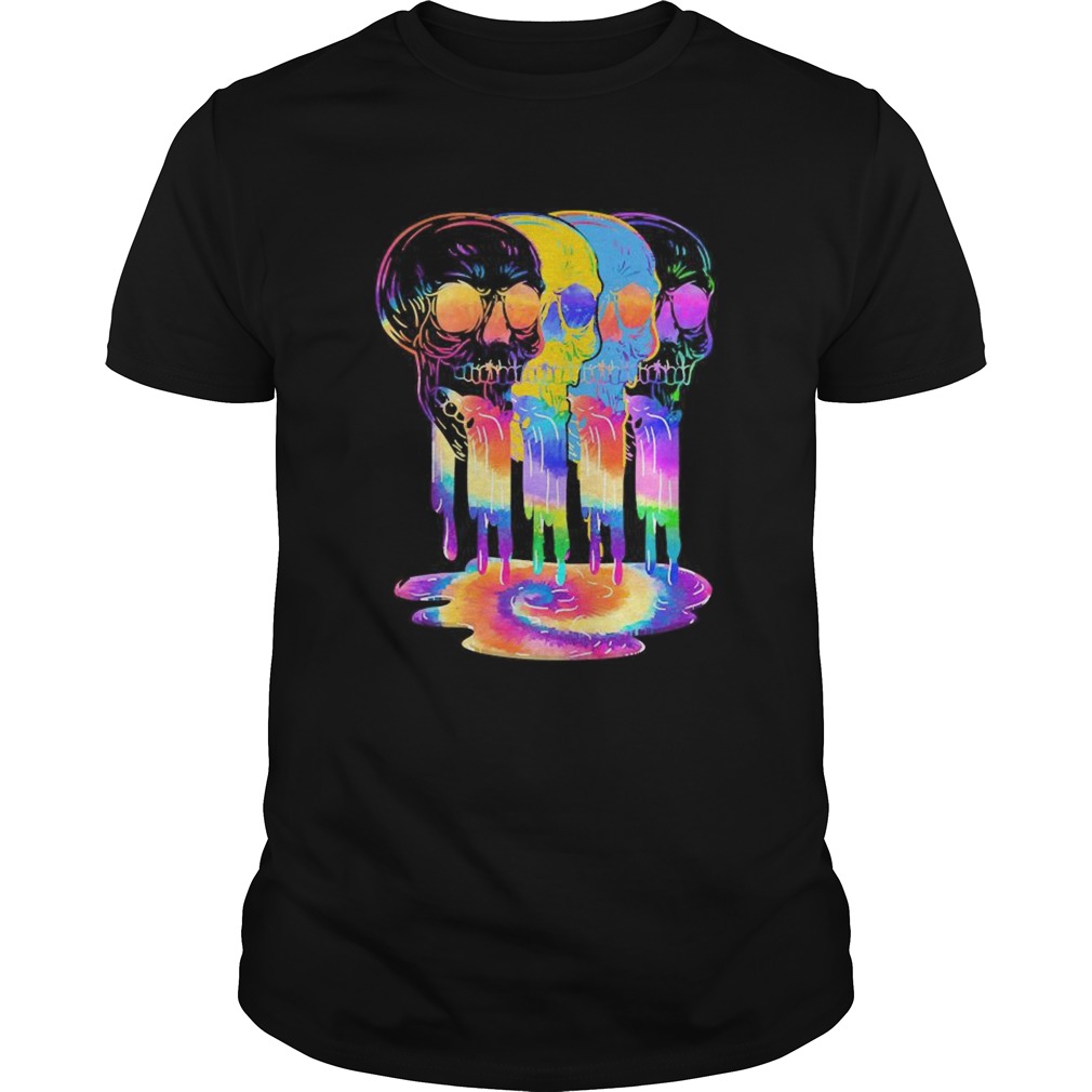 Lgbt hippie skulls color  Unisex