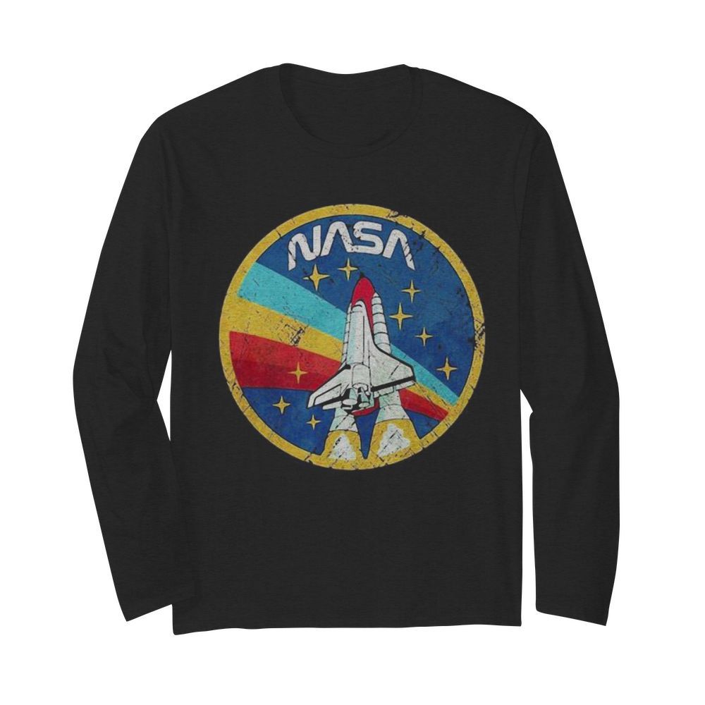 Lgbt plane nasa logo  Long Sleeved T-shirt 