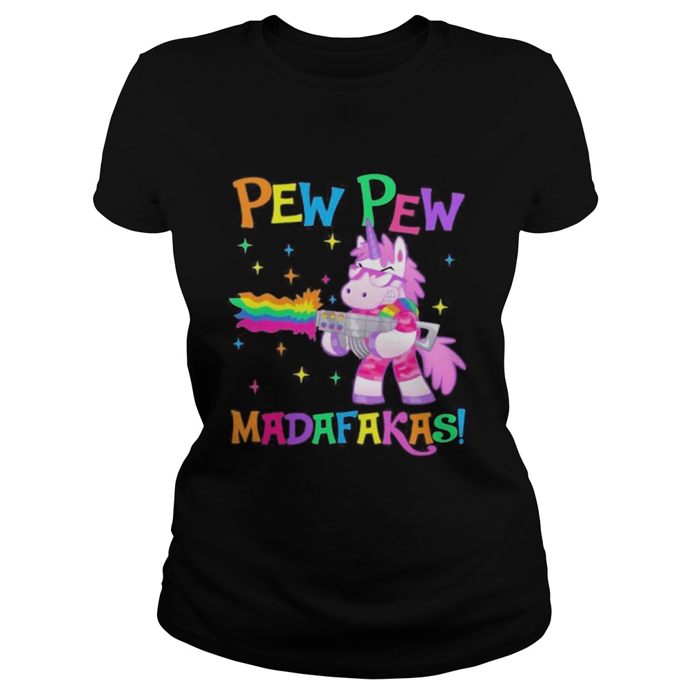 Lgbt unicorn pew pew madafakas  Classic Ladies