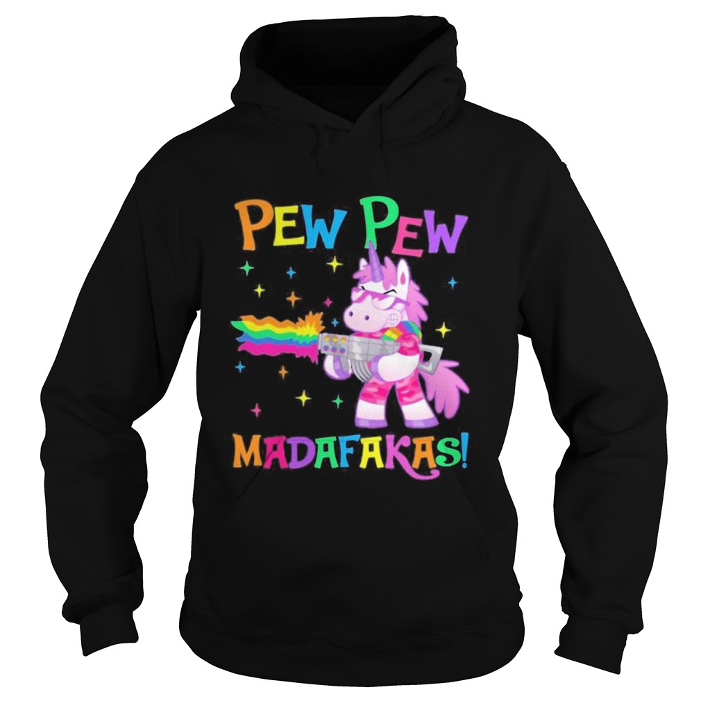 Lgbt unicorn pew pew madafakas  Hoodie