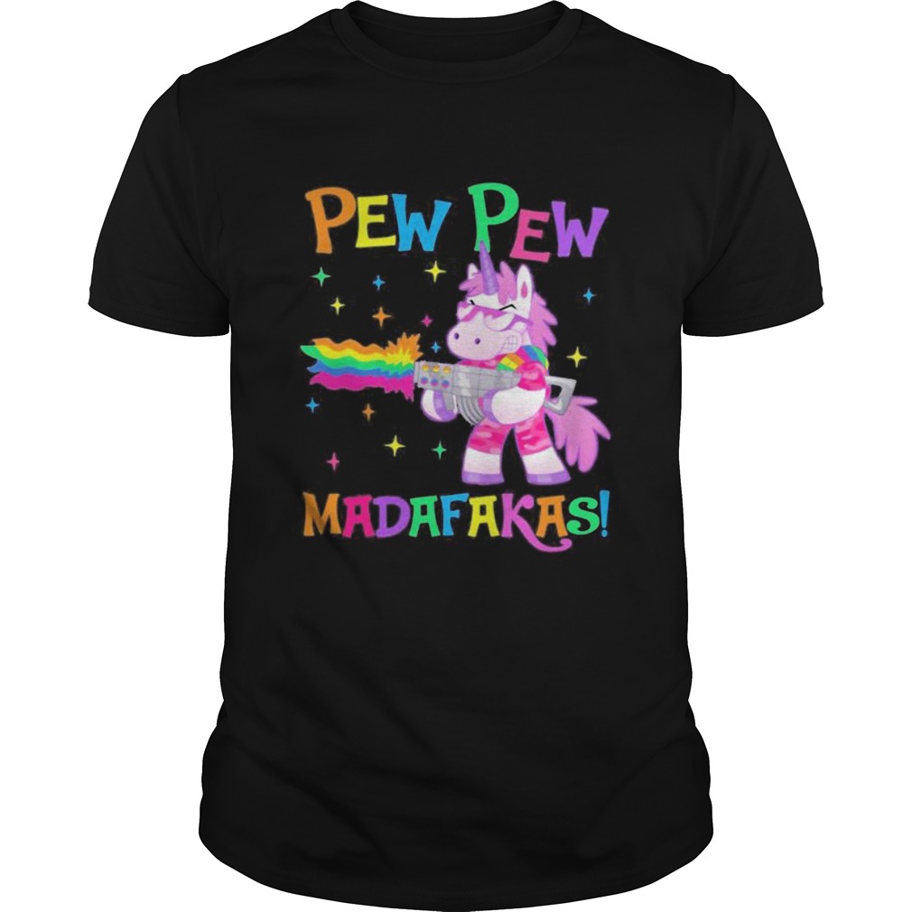 Lgbt unicorn pew pew madafakas  Unisex