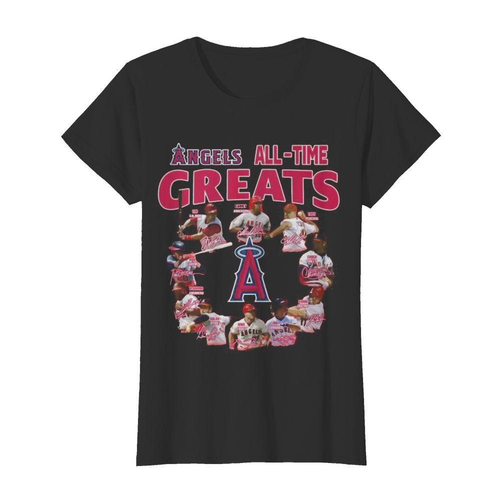 Los angeles angels all time greats signatures  Classic Women's T-shirt