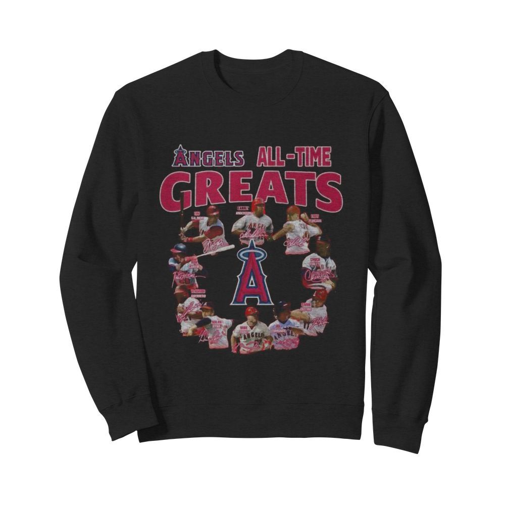 Los angeles angels all time greats signatures  Unisex Sweatshirt