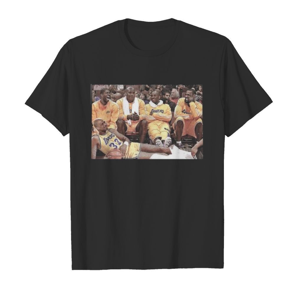 Los angeles lakers basketball team picture shirt