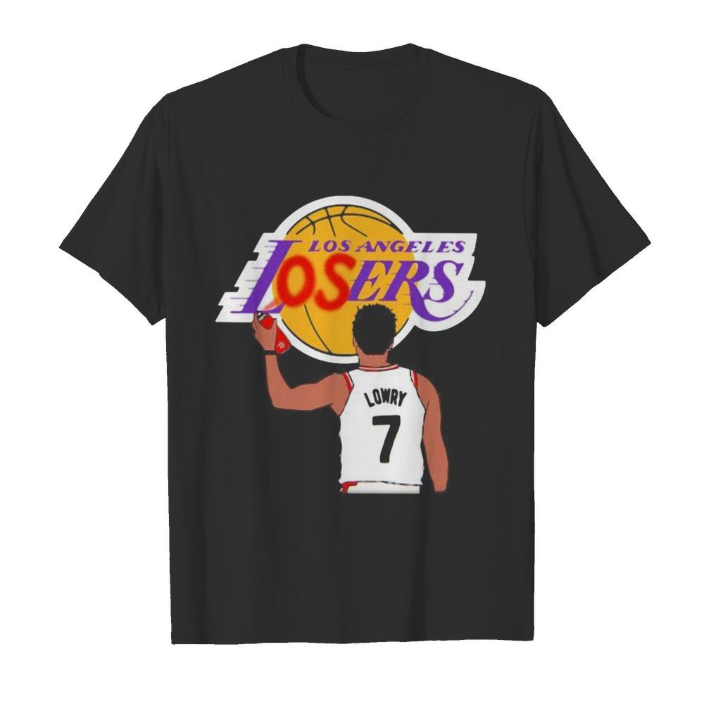 Los angeles losers lowry basketball shirt