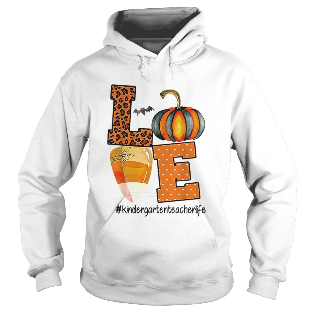 Love Kindergarten Teacher Life Halloween  Hoodie