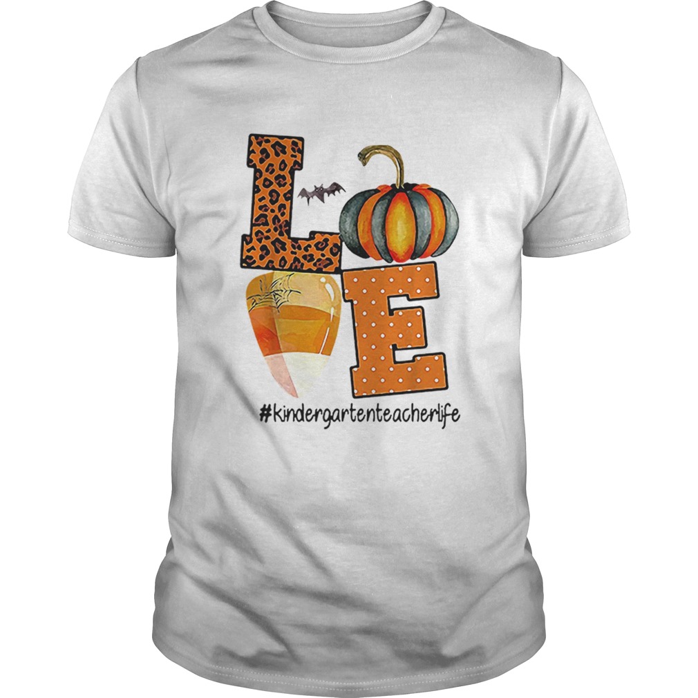 Love Kindergarten Teacher Life Halloween shirt