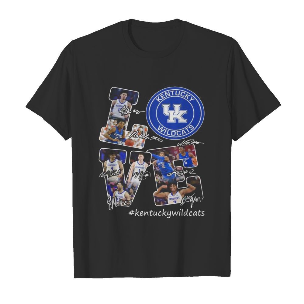 Love kentucky wildcats players signatures  Classic Men's T-shirt