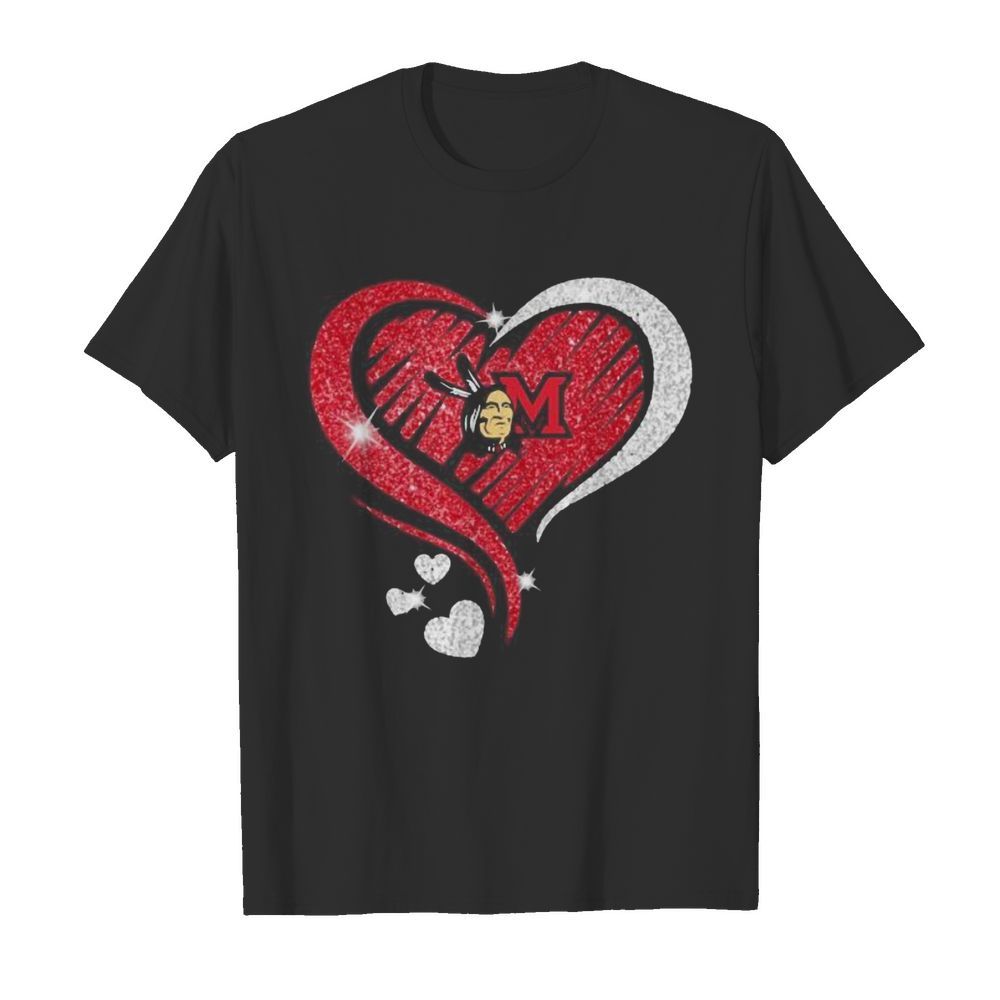 Love miami redhawks hears diamond shirt