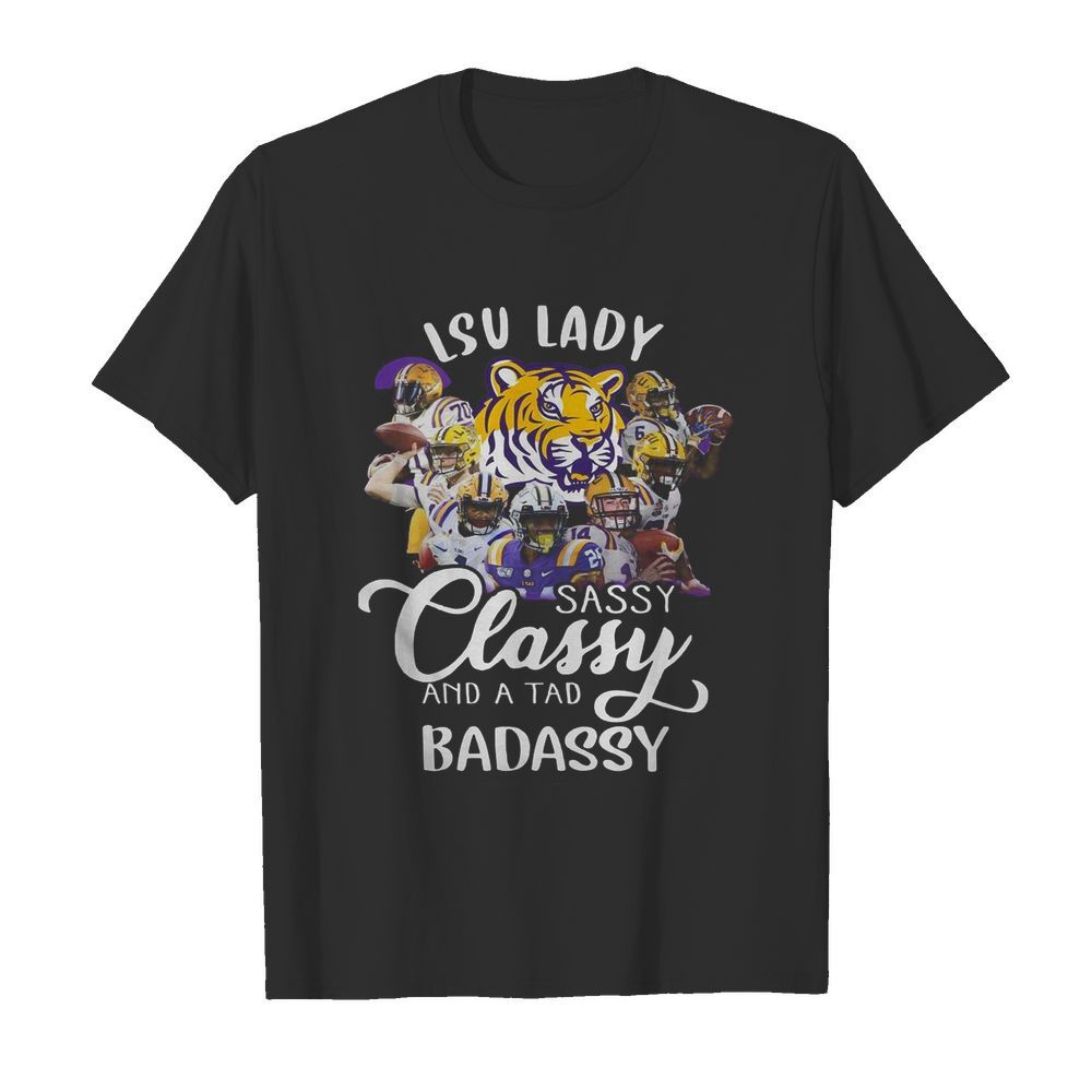 Lsu Tiger Lady Sassy Classy And A Tad Badassy  Classic Men's T-shirt