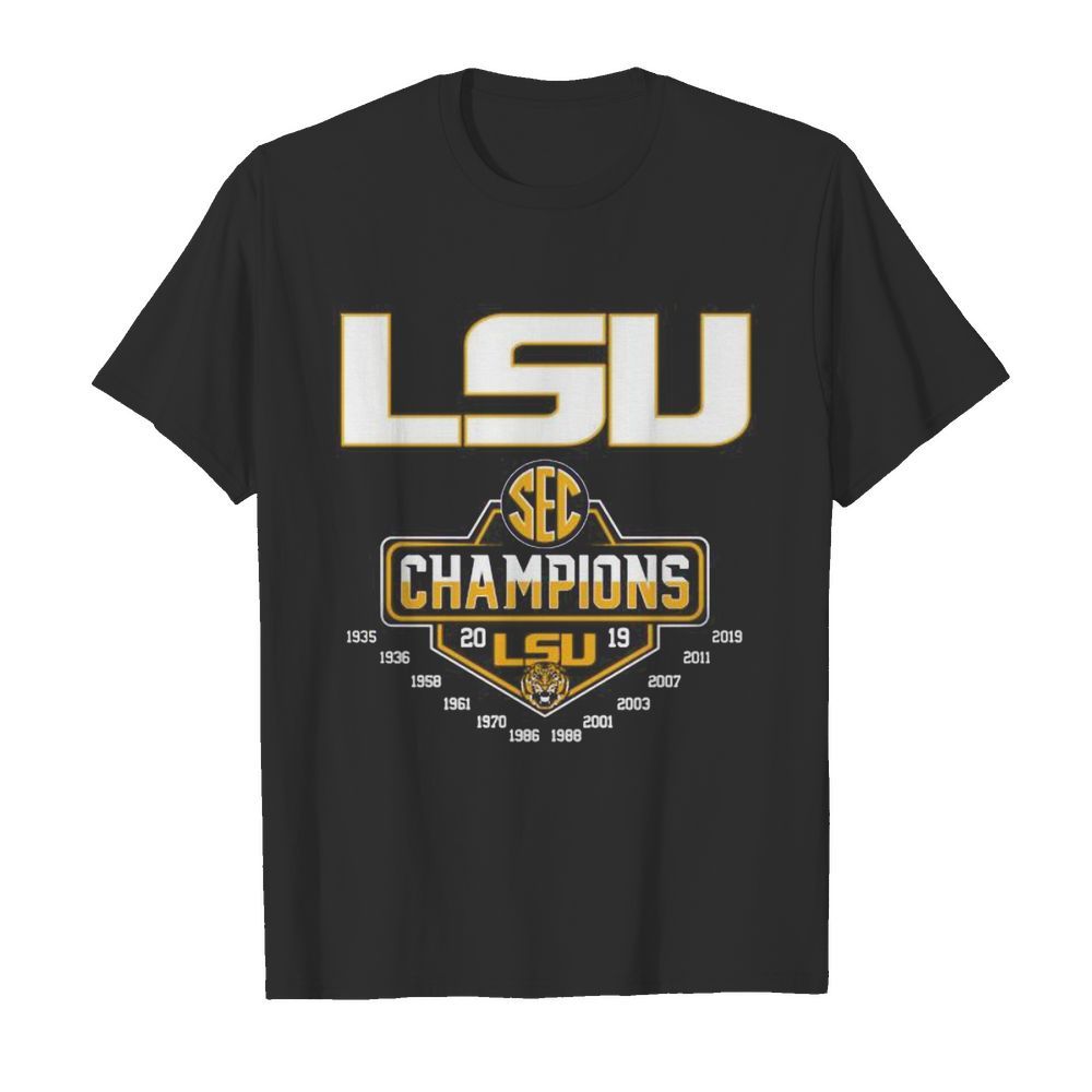 Lsu tigers football champions 2019 shirt