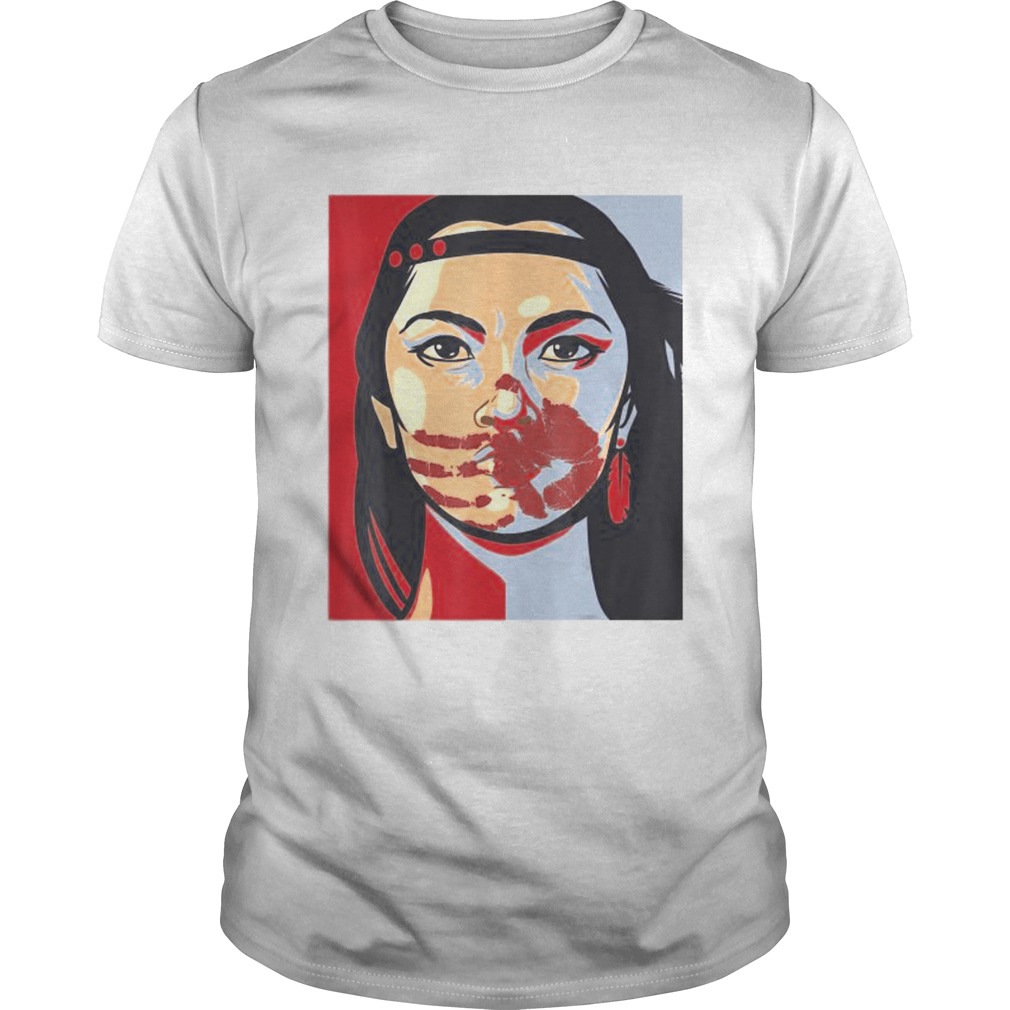 MMIW Awareness Indigenous Woman Art Stolen Sisters shirt