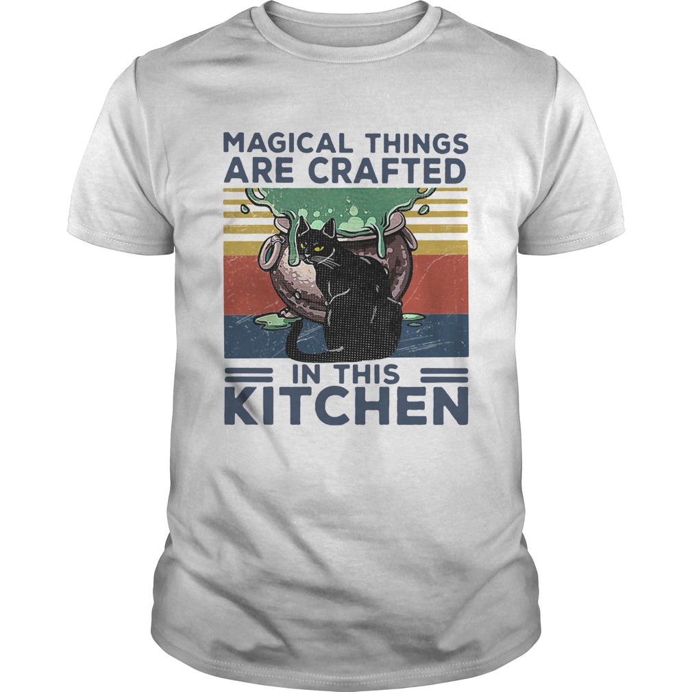 Magical Things Are Crafted In This Kitchen Vintage Retro shirt