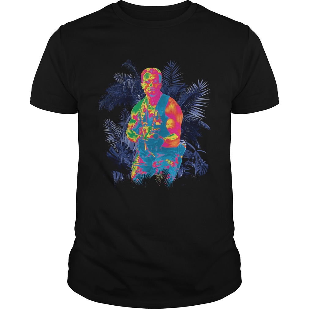 Major Alan Dutch Schaefer predator vision shirt