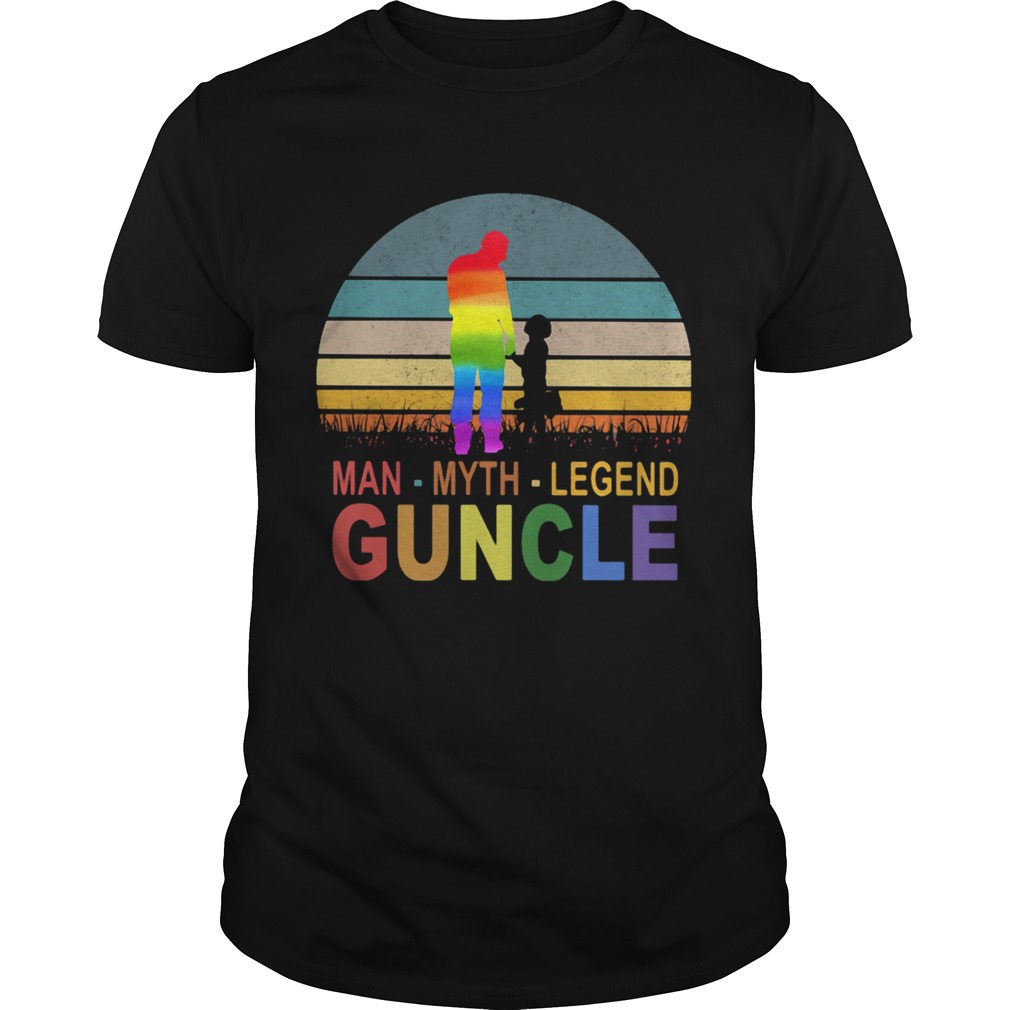 Man Myth Legend Guncle Vintage Retro shirt