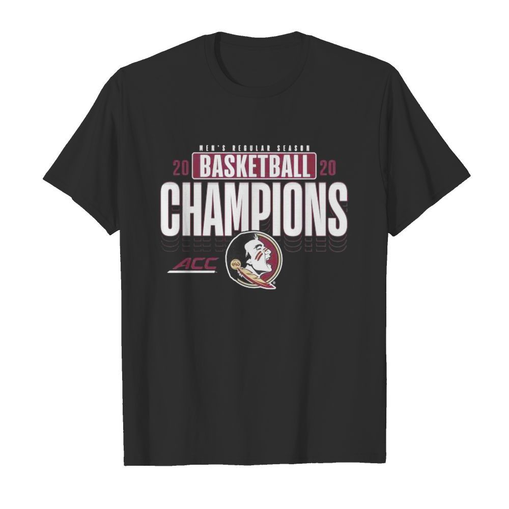 Men’s regular season 2020 basketball champions florida state seminoles shirt