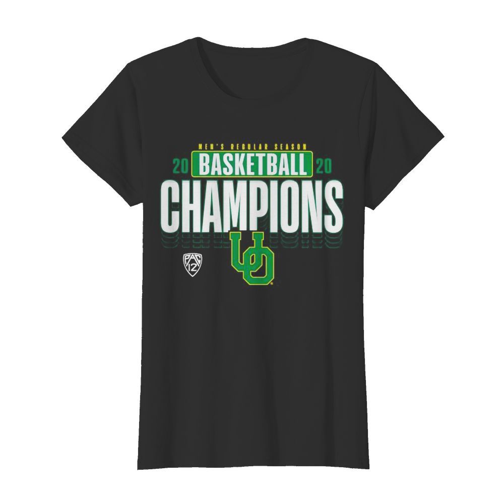 Men’s regular season 2020 basketball champions oregon ducks  Classic Women's T-shirt