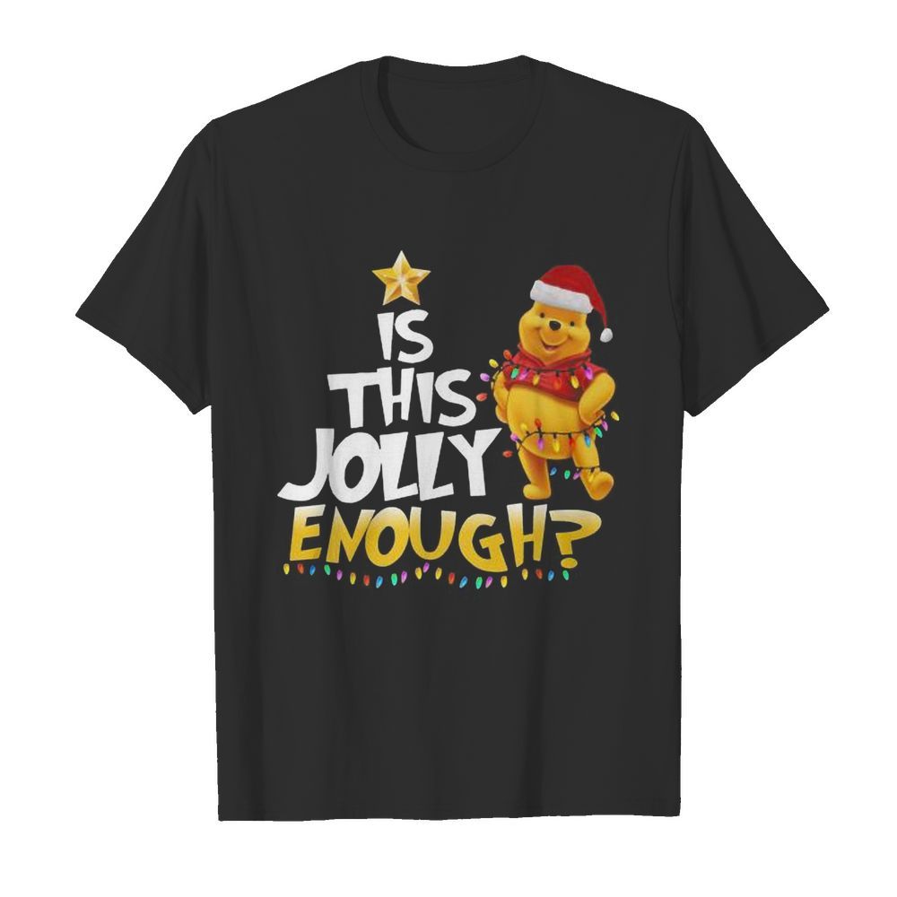 Merry christmas pooh is this jolly enough shirt