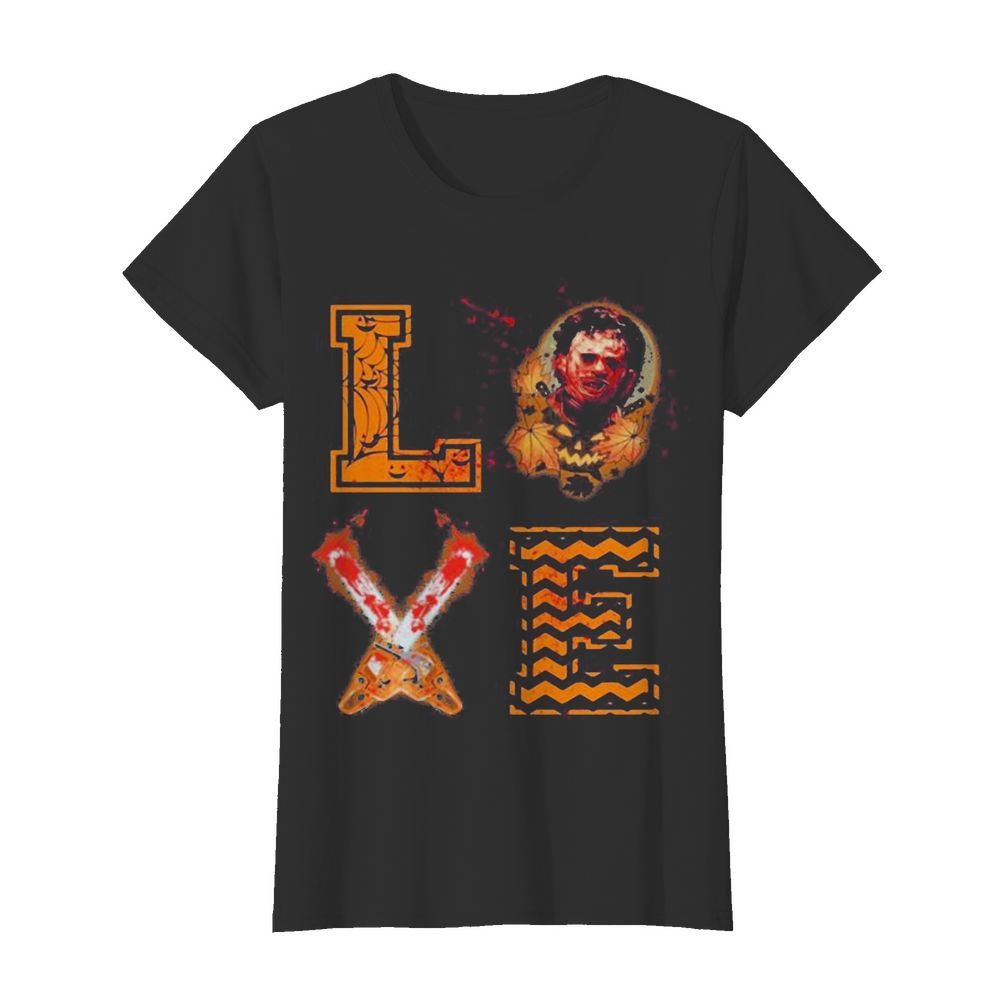 Michael myers love halloween knife  Classic Women's T-shirt