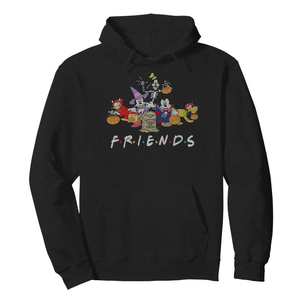 Mickey Mouse Friends Trick Or Treat Halloween Friends  Unisex Hoodie