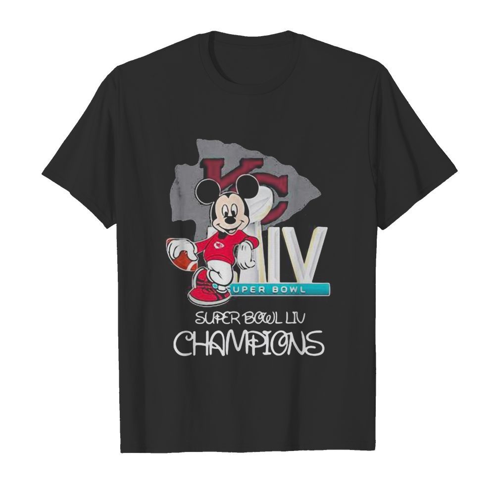 Mickey mouse kansas city chiefs super bowl liv champions  Classic Men's T-shirt