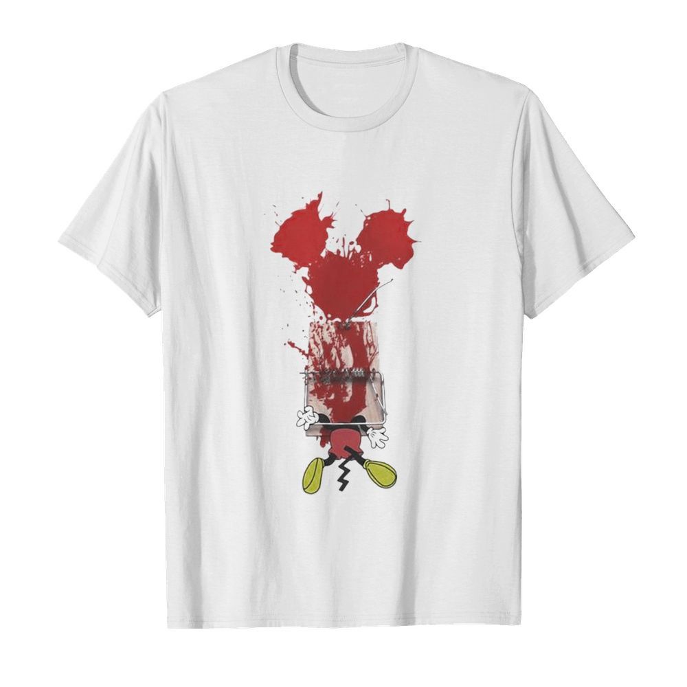 Mickey mouse trap die bloods shirt