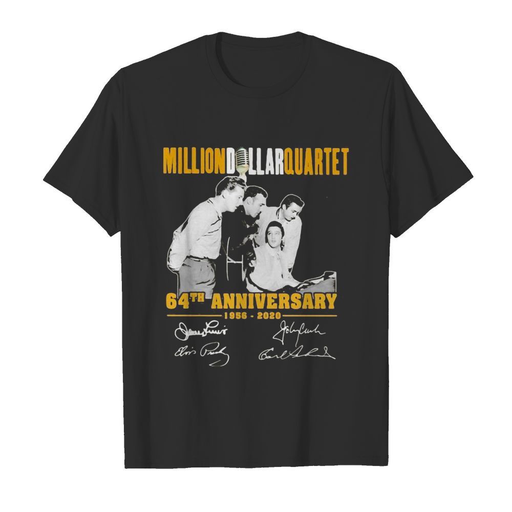 Million dollar quartet 64th anniversary 1956 2020 signatures shirt