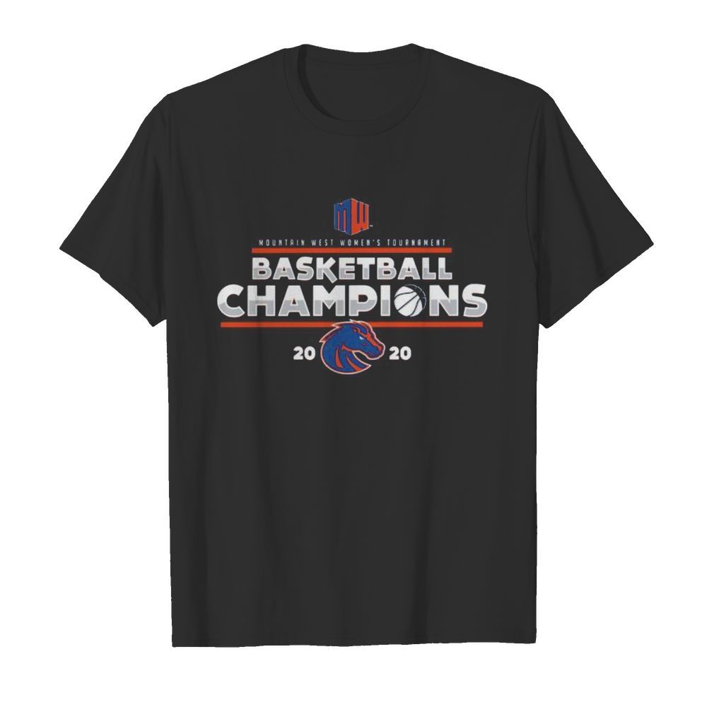 Mountain west women’s tournament basketball champions 2020 denver broncos team shirt