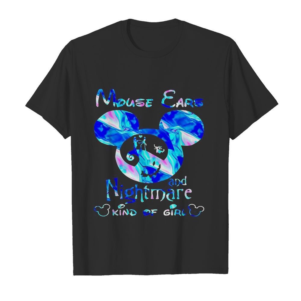 Mouse ears and nightmare kind of girl shirt