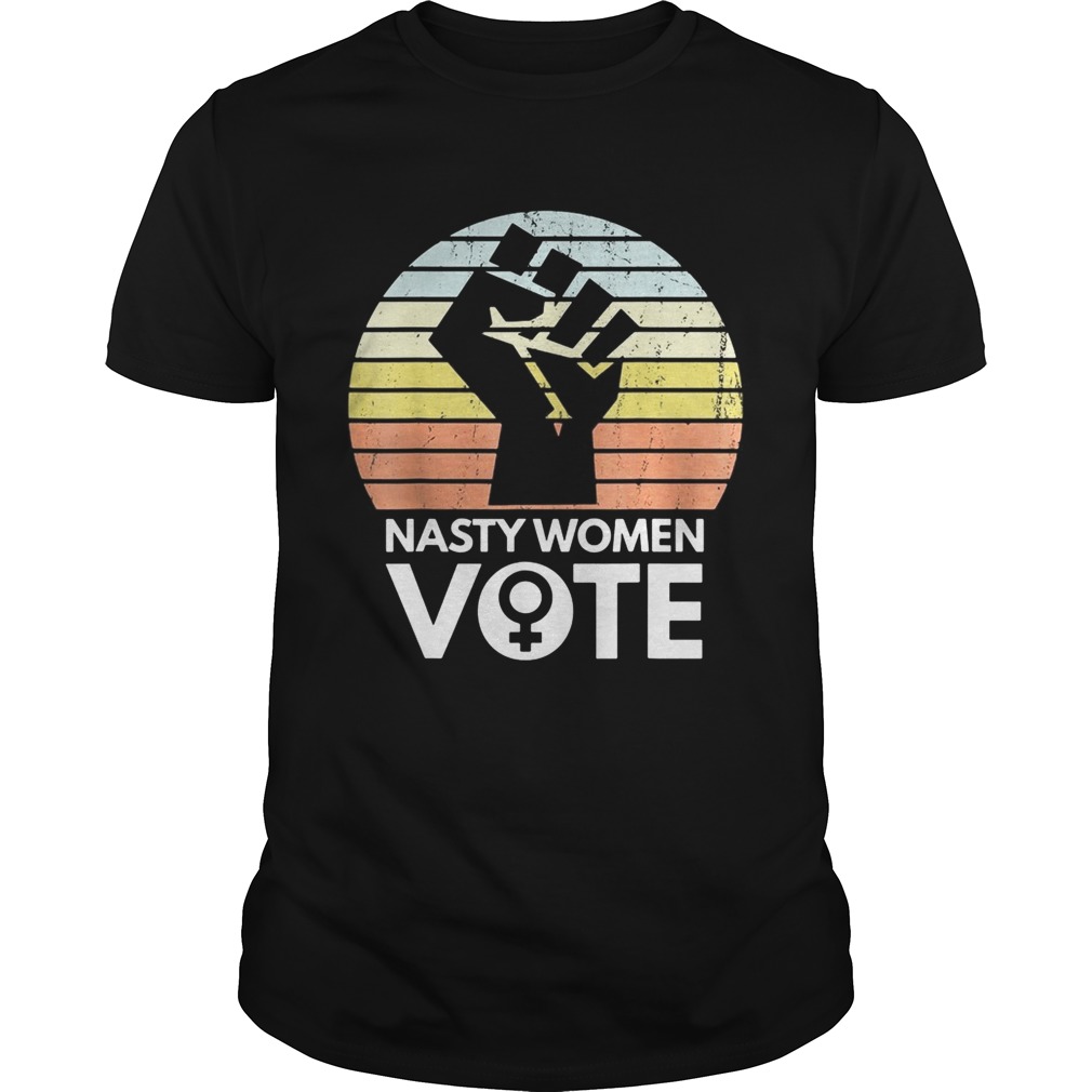 Nasty women vote biden harris 2020 black lives matter vintage retro shirt