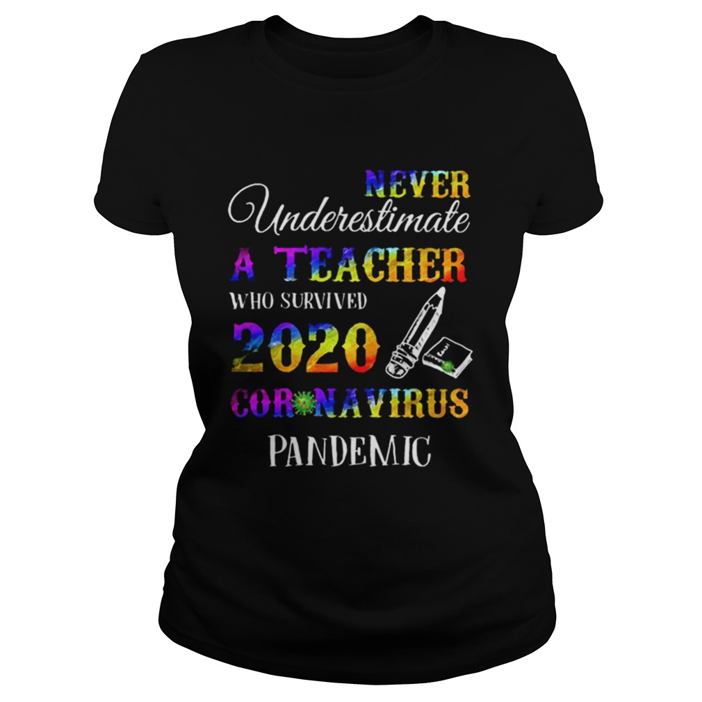 Never Underestimate A Teacher Who Survived 2020 Coronavirus Pandemic  Classic Ladies